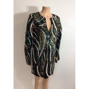 Marciano Sequin Dress Womens Small